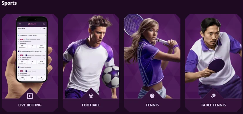 Malina Casino Sportwetten